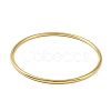 Ion Plating(IP) 304 Stainless Steel Round Ring Bangles for Women Men BJEW-F461-01H-G-2