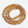 Electroplate Glass Beads Strands EGLA-A034-T2mm-K08-2