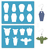 Acrylic Earring Handwork Template DIY-WH0359-073-1