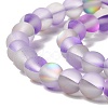 Synthetic Moonstone Beads Strands G-E573-01A-21-3