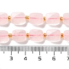 Natural Rose Quartz Beads Strands G-H061-A05-01-5