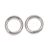 Non-Tarnish 304 Stainless Steel Jump Rings X-STAS-E482-15B-2