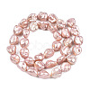 ABS Plastic Imitation Pearl Beads Strands KY-N015-15-B02-2