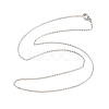 Brass Chain Necklaces MAK-L009-03P-3