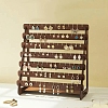 8-slat Wood Earring Displays PW-WG0A523-01-3