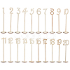 BoxWood Table Numbers Cards AJEW-WH0168-36-1