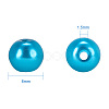 BENECREAT Eco-Friendly Dyed Glass Pearl Round Beads HY-BC0001-8mm-RB073-3