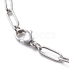 Jesus Cross Alloy Pendant Necklaces for Women Men NJEW-JN03990-5