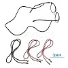 PU Leather Anti-skidding Braided Round Rope Glasses Neck Cord AJEW-TA0016-03-2