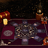 Star Pattern Square Velvet Tarot Tablecloth for Divination AJEW-WH0470-82C-4