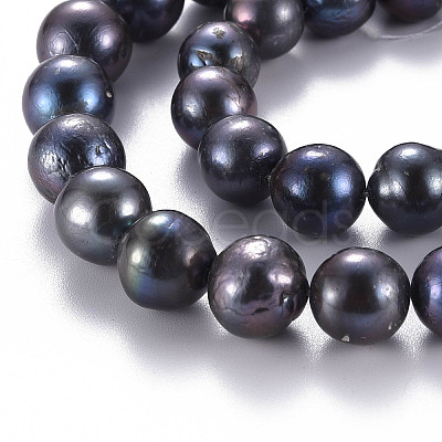 Natural Keshi Pearl Beads Strands PEAR-S020-L06-1