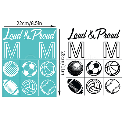 Mother's Day Self-Adhesive Silk Screen Printing Stencil DIY-WH0338-320-1