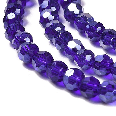 Transparent Glass Beads EGLA-A035-T4mm-B06-1