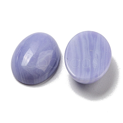 Synthetic Blue Lace Agate Cabochons G-C115-01A-03-1