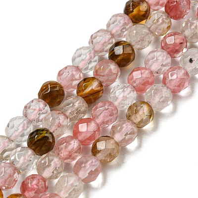 Tigerskin Glass Beads Strands G-E571-A07-04-1