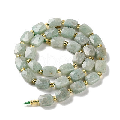 Natural Amazonite Beads Strands G-H061-A09-01-1