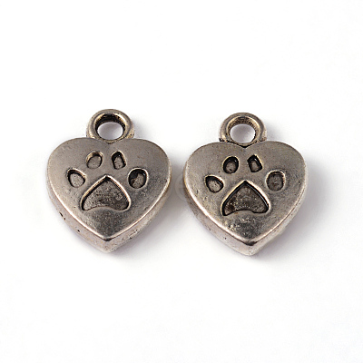 Tibetan Style Alloy Charms Pendants TIBEP-A123278-AS-LF-1