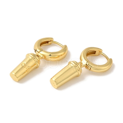 Rack Plating Brass Hoop Earrings EJEW-B062-46G-1