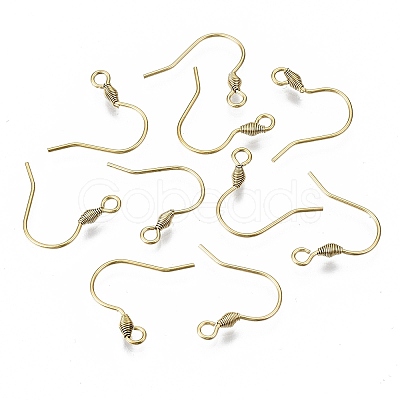 Ion Plating(IP) 316 Surgical Stainless Steel Earring Hooks STAS-M288-07G-B-1