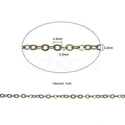 Brass Cable Chains CHC-CJ0001-22-1