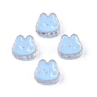 Transparent Acrylic Beads ACRC-S039-02A-1