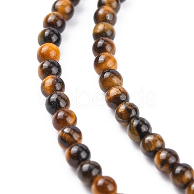 Natural Tiger Eye Beads Strands X-G-G099-3mm-4-1