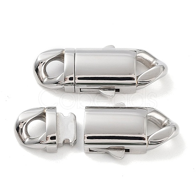 Non-Tarnish 304 Stainless Steel Bayonet Clasps STAS-M325-08P-1