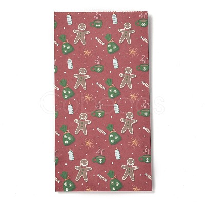 Christmas Theme Rectangle Paper Bags CARB-G006-01E-1