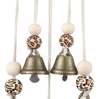 Iron Bell Wind Chimes HJEW-JM01958-1