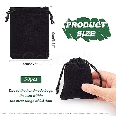 Rectangle Velvet Pouches TP-R002-7x9-01-1