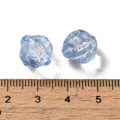 Transparent Glass Beads GLAA-D025-04D-1