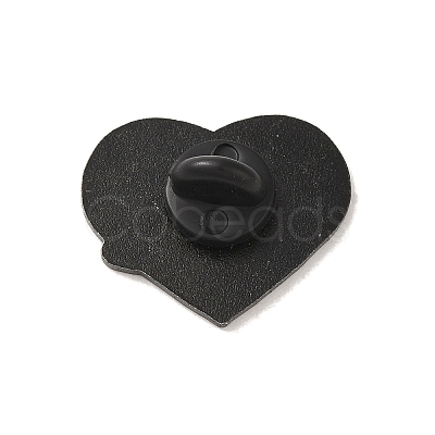 Black Alloy Brooches JEWB-R272-01E-1