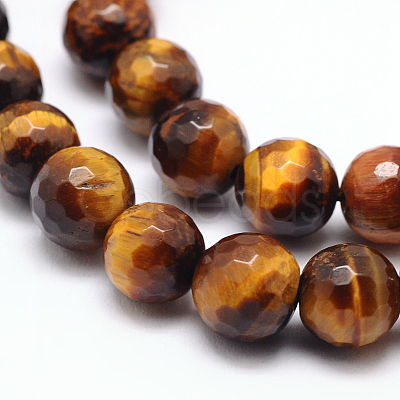 Natural Tiger Eye Beads Strands G-F260-02-12mm-1