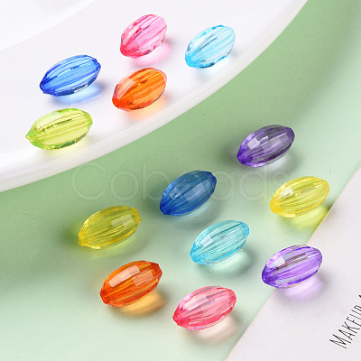 Transparent Acrylic Beads TACR-S154-30B-1