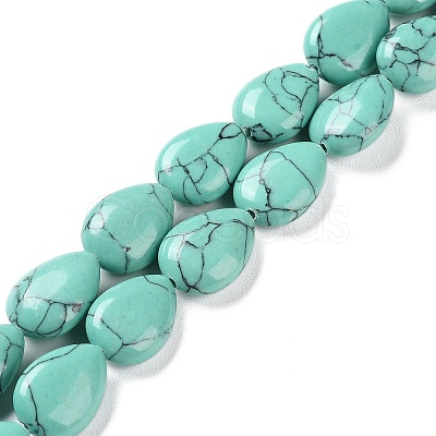 Synthetic Turquoise Beads Strands G-K357-A13-01-1