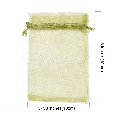 Organza Gift Bags with Drawstring OP-R016-10x15cm-13-1