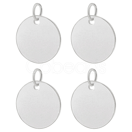 BENECREAT 4Pcs 925 Sterling Silver Charms STER-BC0001-65-1