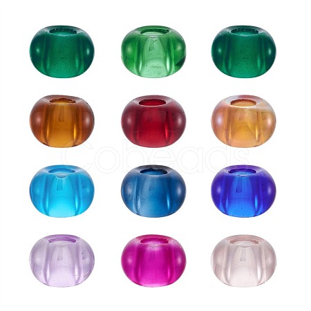Glass European Beads GLAA-TA0001-01-1