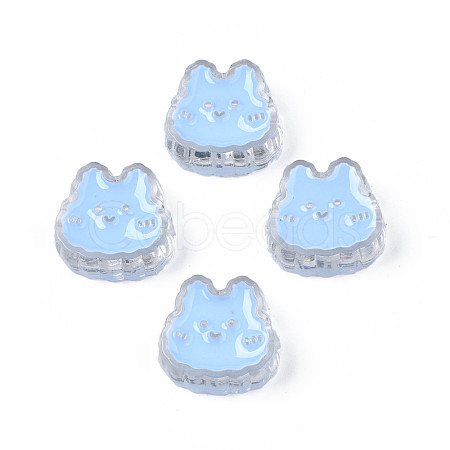 Transparent Acrylic Beads ACRC-S039-02A-1