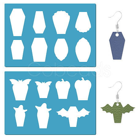 Acrylic Earring Handwork Template DIY-WH0359-073-1