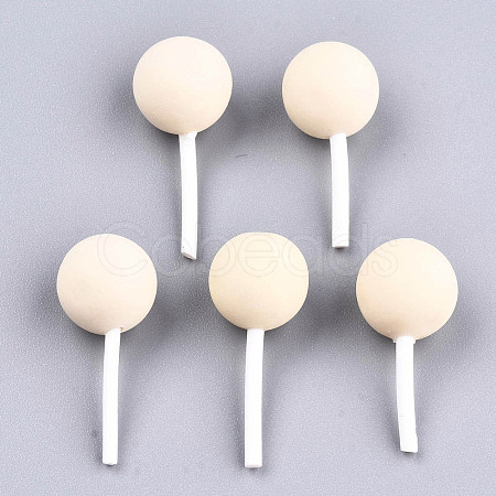 Handmade Polymer Clay 3D Lollipop Embellishments X-CLAY-T016-82F-1
