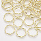 Alloy Linking Rings, Twist Ring, Light Gold, 16x16x2mm, Inner Diameter: 13x13mm