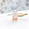 Miniature Glass Jars, Micro Dollhouse Ornaments, Simulation Prop Decorations, Light Salmon, 13x24mm