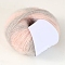 2-Ply Yarn, Gradient Color, for Knitting & Crochet, Misty Rose, 1mm