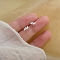 Alloy Earrings for Women, with 925 Sterling Silver Pin, 10mm