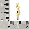 Brass Micro Pave Cubic Zirconia Pendants KK-M283-29A-02-3