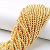 Glass Pearl Beads Strands HY-4D-B28-3