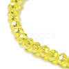 Electroplate Glass Beads Strands X-EGLA-R048-2mm-22-3