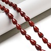 Natural Red Rainbow Jasper Beads Strands G-B106-A33-01-2