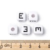 Letter Acrylic European Beads X-OPDL-R050-10mm-E-4